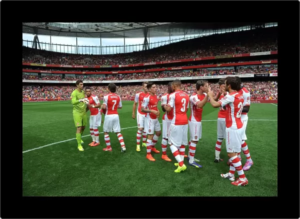 Arsenal vs Benfica at The Emirates Cup 2014: Arsenal Team Line-Up
