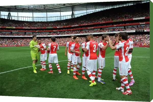 Arsenal vs Benfica at The Emirates Cup 2014: Arsenal Team Line-Up