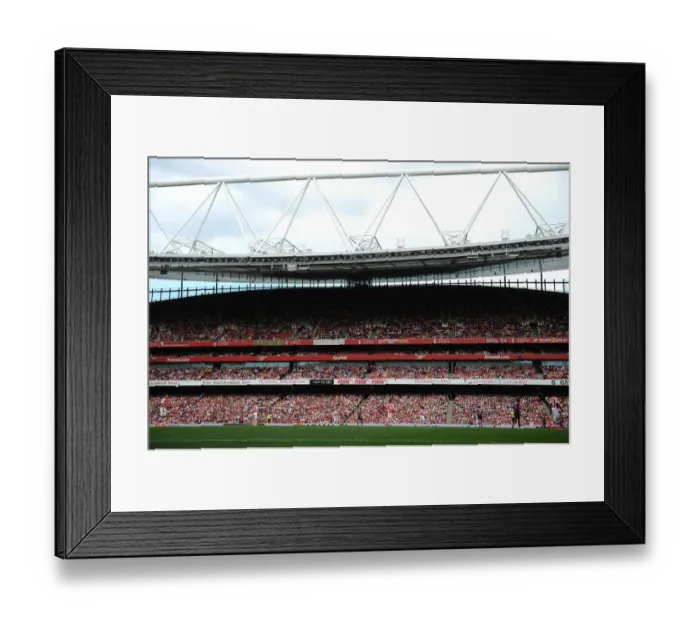 Framed Print : Arsenal vs Benfica Clash at the Emirates Stadium: Emirates Cup 2014