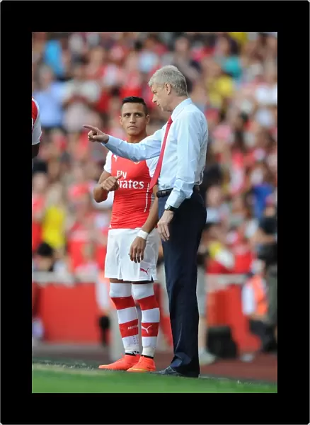 Arsene Wenger and Alexis Sanchez: Arsenal's Dynamic Duo at the Emirates Cup, 2014