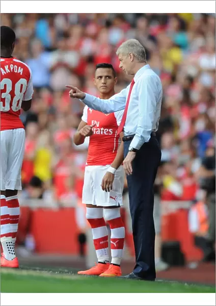 Arsene Wenger and Alexis Sanchez: Arsenal's Dynamic Duo at the Emirates Cup, 2014