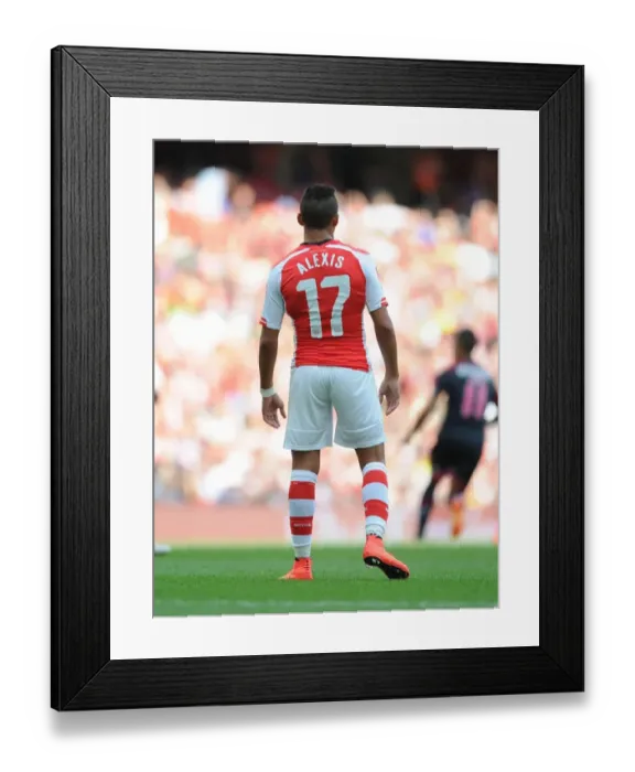 Framed Print : Alexis Sanchez: Arsenal's Dynamic Force Against Benfica, Emirates Cup 2014 Framed Print : Alexis Sanchez: Arsenal's Dynamic Force Against Benfica, Emirates Cup 2014