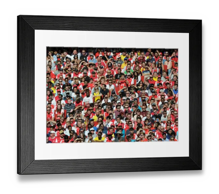 Framed Print : Arsenal Fans in Full Force: Arsenal v AS Monaco, Emirates Cup 2014 Framed Print : Arsenal Fans in Full Force: Arsenal v AS Monaco, Emirates Cup 2014