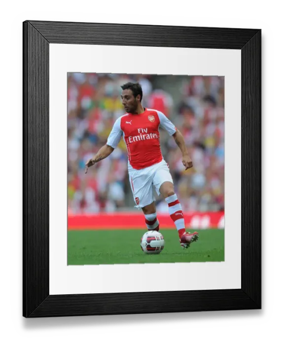 Framed Print : Arsenal's Santi Cazorla Shines in Emirates Cup Clash Against AS Monaco (2014) Framed Print : Arsenal's Santi Cazorla Shines in Emirates Cup Clash Against AS Monaco (2014)