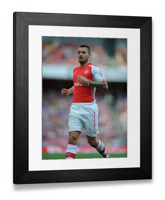 Framed Print : Mathieu Debuchy in Action: Arsenal vs AS Monaco, Emirates Cup 2014 Framed Print : Mathieu Debuchy in Action: Arsenal vs AS Monaco, Emirates Cup 2014