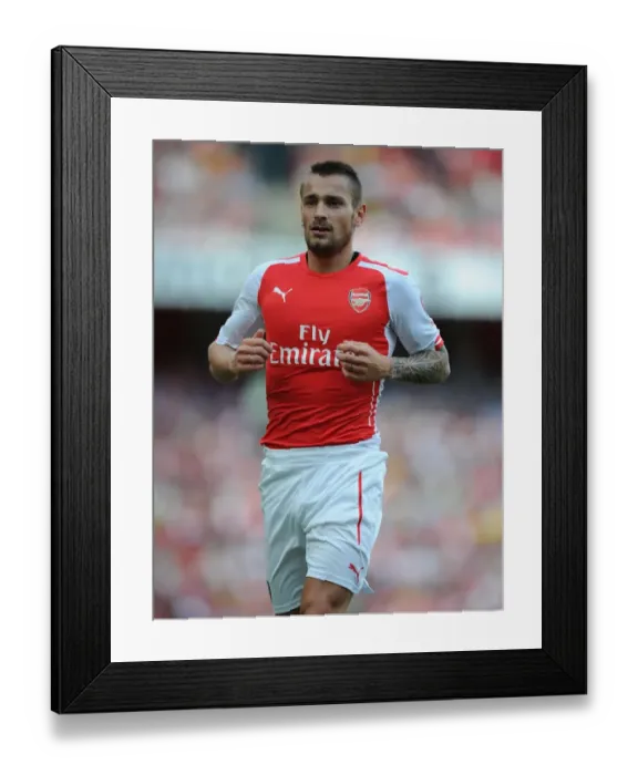 Framed Print : Arsenal's Mathieu Debuchy in Action against AS Monaco, Emirates Cup 2014 Framed Print : Arsenal's Mathieu Debuchy in Action against AS Monaco, Emirates Cup 2014