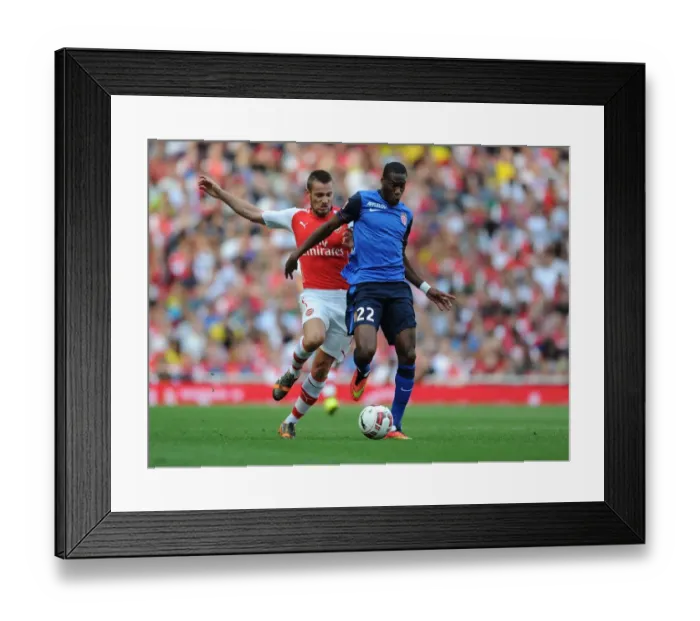 Framed Print : Clash of Champions: Debuchy vs. Kondogbia - Arsenal vs. AS Monaco, Emirates Cup 2014 Framed Print : Clash of Champions: Debuchy vs. Kondogbia - Arsenal vs. AS Monaco, Emirates Cup 2014