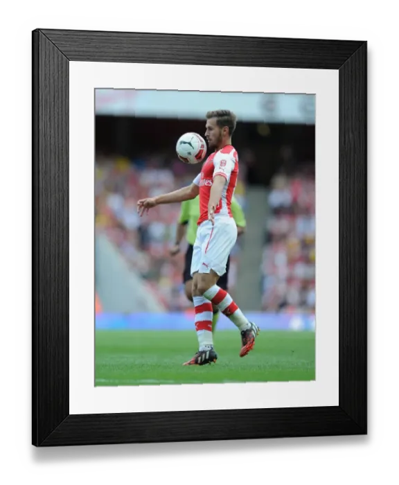 Framed Print : Arsenal's Aaron Ramsey in Action at the Emirates Cup Against AS Monaco, 2014 Framed Print : Arsenal's Aaron Ramsey in Action at the Emirates Cup Against AS Monaco, 2014