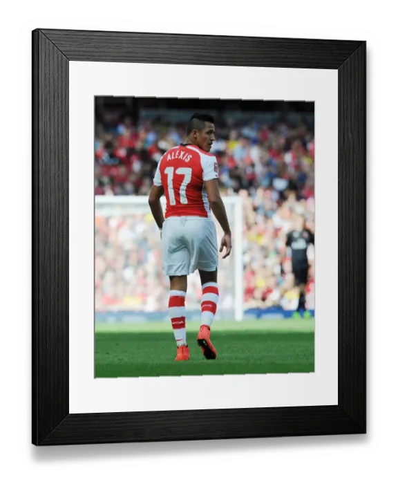Framed Print : Alexis Sanchez in Action: Arsenal vs AS Monaco, Emirates Cup 2014 Framed Print : Alexis Sanchez in Action: Arsenal vs AS Monaco, Emirates Cup 2014