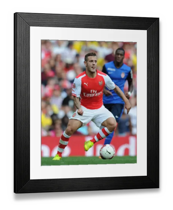 Framed Print : Jack Wilshere in Action: Arsenal vs AS Monaco, Emirates Cup 2014 Framed Print : Jack Wilshere in Action: Arsenal vs AS Monaco, Emirates Cup 2014