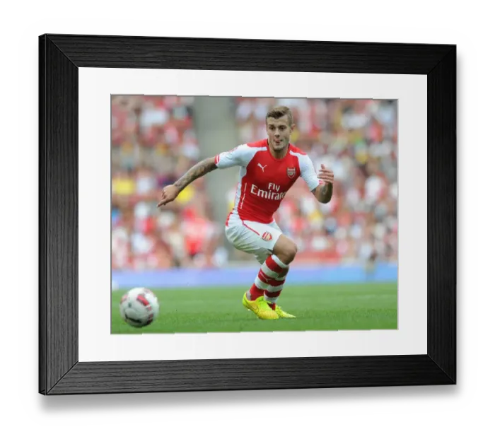 Framed Print : Jack Wilshere in Action: Arsenal vs AS Monaco, Emirates Cup 2014 Framed Print : Jack Wilshere in Action: Arsenal vs AS Monaco, Emirates Cup 2014