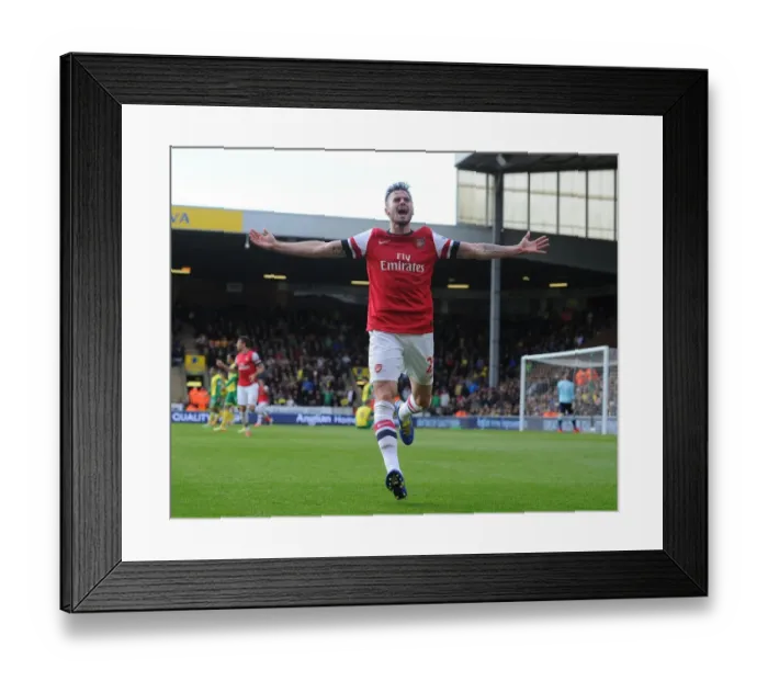 Framed Print : Jenkinson's Stunner: Arsenal's Game-Changing Goal vs. Norwich City (2013-14) Framed Print : Jenkinson's Stunner: Arsenal's Game-Changing Goal vs. Norwich City (2013-14)