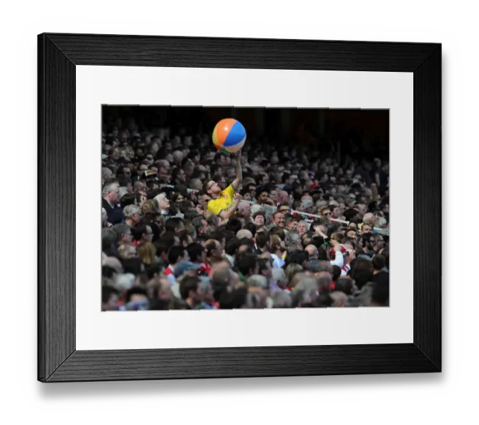 Framed Print : Arsenal Fans Anticipation: Arsenal vs. West Bromwich Albion, Premier League (2013-14)