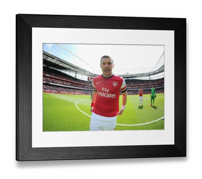 Framed Print : Lukas Podolski: Arsenal's Deadly Weapon Against West Bromwich Albion (2013-14) Framed Print : Lukas Podolski: Arsenal's Deadly Weapon Against West Bromwich Albion (2013-14)