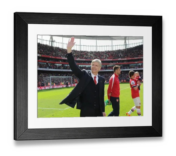 Framed Print : Arsene Wenger: Post-Match Reaction at Arsenal vs West Bromwich Albion (2013-14) Framed Print : Arsene Wenger: Post-Match Reaction at Arsenal vs West Bromwich Albion (2013-14)