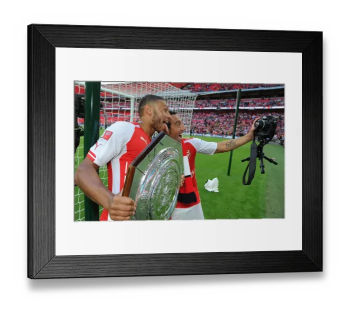 Framed Print : Arsenal's Oxlade-Chamberlain and Cazorla: A Pre-Season Rivalry - Arsenal vs Manchester City, FA Community Shield 2014 / 15 Framed Print : Arsenal's Oxlade-Chamberlain and Cazorla: A Pre-Season Rivalry - Arsenal vs Manchester City, FA Community Shield 2014 / 15