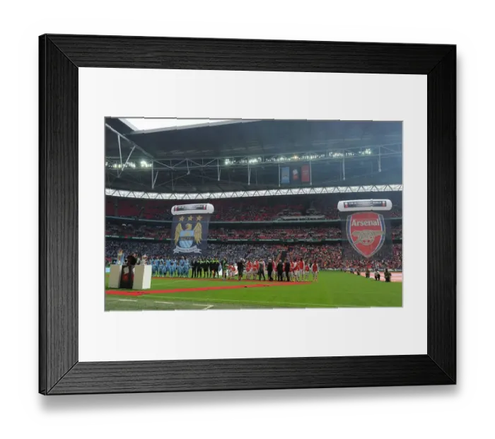 Framed Print : FA Community Shield 2014 / 15: Arsenal vs. Manchester City - The Titanic Clash at Wembley Framed Print : FA Community Shield 2014 / 15: Arsenal vs. Manchester City - The Titanic Clash at Wembley