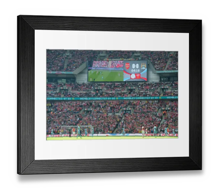 Framed Print : Arsenal fans. Arsenal 3: 0 Manchester City. FA Community Shield. Wembley Stadium, 10 / 8 / 14 Framed Print : Arsenal fans. Arsenal 3: 0 Manchester City. FA Community Shield. Wembley Stadium, 10 / 8 / 14