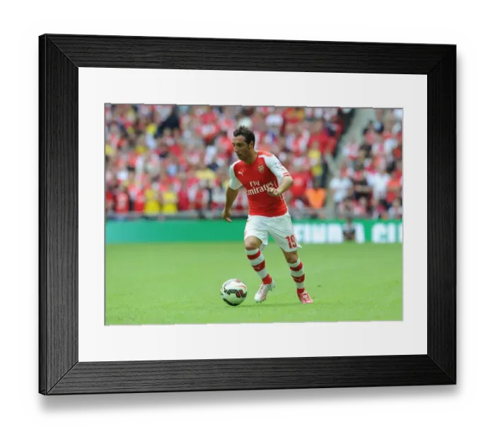 Framed Print : Santi Cazorla (Arsenal). Arsenal 3: 0 Manchester City. FA Community Shield. Wembley Stadium, 10 / 8 / 14 Framed Print : Santi Cazorla (Arsenal). Arsenal 3: 0 Manchester City. FA Community Shield. Wembley Stadium, 10 / 8 / 14