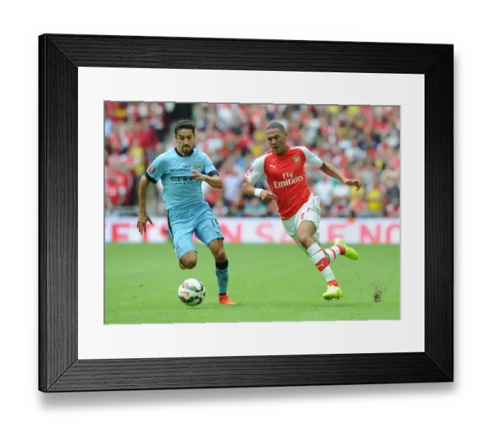 Framed Print : Clash of Titans: Gibbs vs. Navas - Arsenal vs. Manchester City, FA Community Shield 2014 / 15 Framed Print : Clash of Titans: Gibbs vs. Navas - Arsenal vs. Manchester City, FA Community Shield 2014 / 15