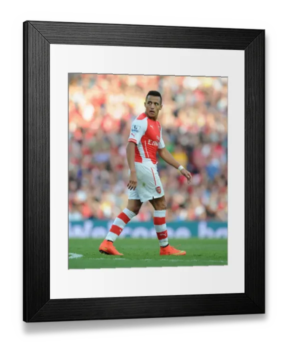Framed Print : Alexis Sanchez: Arsenal's Dazzling Debut Against Crystal Palace (2014 / 15)