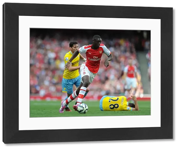 Yaya Sanogo in Action: Arsenal vs Crystal Palace, Premier League 2014 / 15
