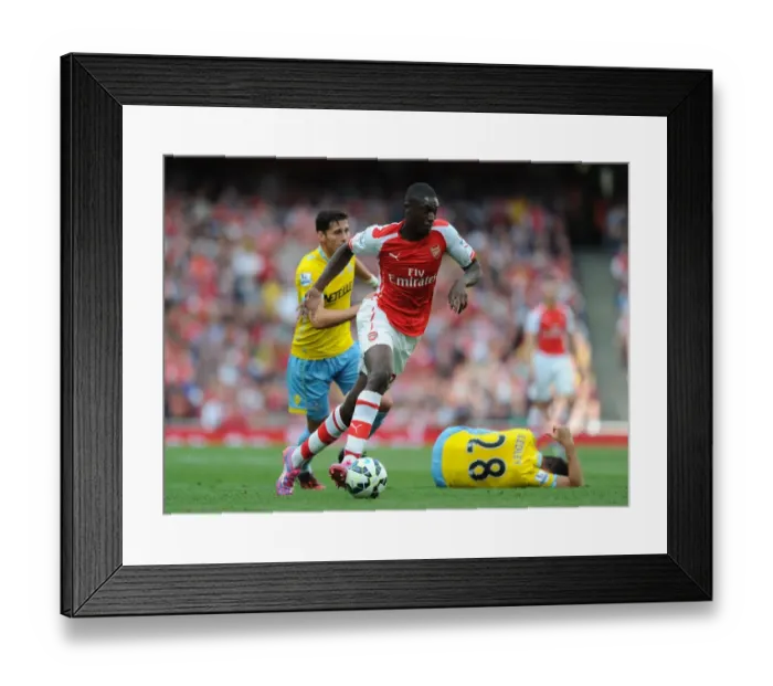 Framed Print : Yaya Sanogo in Action: Arsenal vs Crystal Palace, Premier League 2014 / 15 Framed Print : Yaya Sanogo in Action: Arsenal vs Crystal Palace, Premier League 2014 / 15