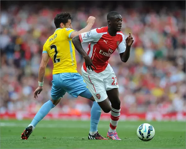 Yaya Sanogo Outwits Joel Ward: Arsenal's Edge in Premier League Clash (August 2014)