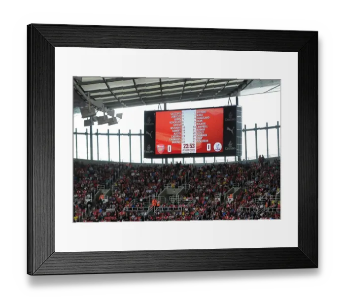 Framed Print : Arsenal 2:1 Crystal Palace - Barclays Premier League Victory at Emirates Stadium (16 / 8 / 14) Framed Print : Arsenal 2:1 Crystal Palace - Barclays Premier League Victory at Emirates Stadium (16 / 8 / 14)