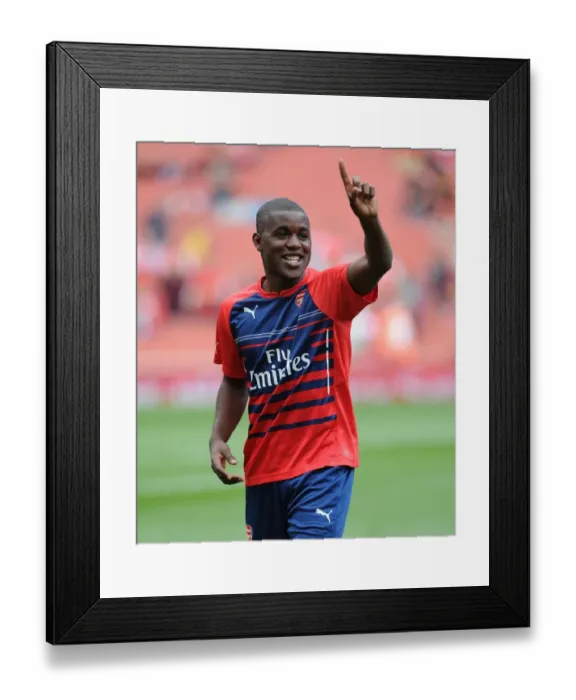 Framed Print : Joel Campbell Warming Up: Arsenal vs. Crystal Palace, Premier League 2014 / 15 Framed Print : Joel Campbell Warming Up: Arsenal vs. Crystal Palace, Premier League 2014 / 15