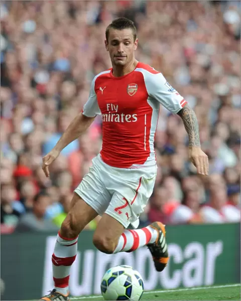 Mathieu Debuchy: Arsenal's Defensive Force in Premier League Clash Against Crystal Palace (2014 / 15)