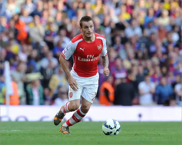 Mathieu Debuchy: In Action for Arsenal Against Crystal Palace, Premier League 2014 / 15