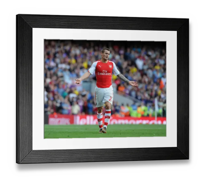 Framed Print : Mathieu Debuchy in Action: Arsenal vs Crystal Palace, Premier League 2014 / 15 Framed Print : Mathieu Debuchy in Action: Arsenal vs Crystal Palace, Premier League 2014 / 15