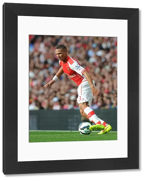 Kieran Gibbs (Arsenal). Arsenal 2: 1 Crystal Palace. Barclays Premier League. Emirates Stadium