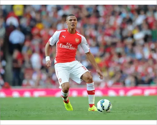 Arsenal's Kieran Gibbs in Action Against Crystal Palace (2014 / 15)