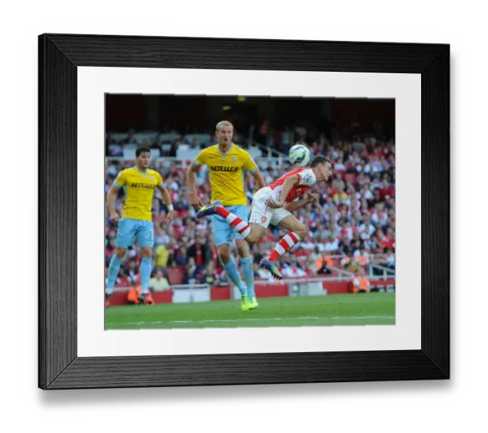Framed Print : Koscielny Scores Under Pressure: Arsenal vs. Crystal Palace, Premier League 2014 Framed Print : Koscielny Scores Under Pressure: Arsenal vs. Crystal Palace, Premier League 2014