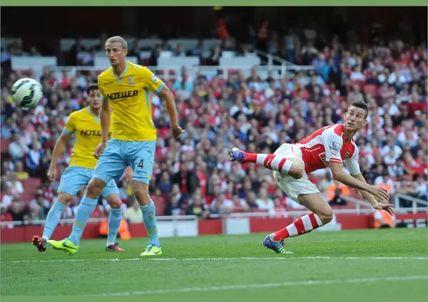 Koscielny Scores Under Pressure: Arsenal vs Crystal Palace, Premier League 2014 / 15