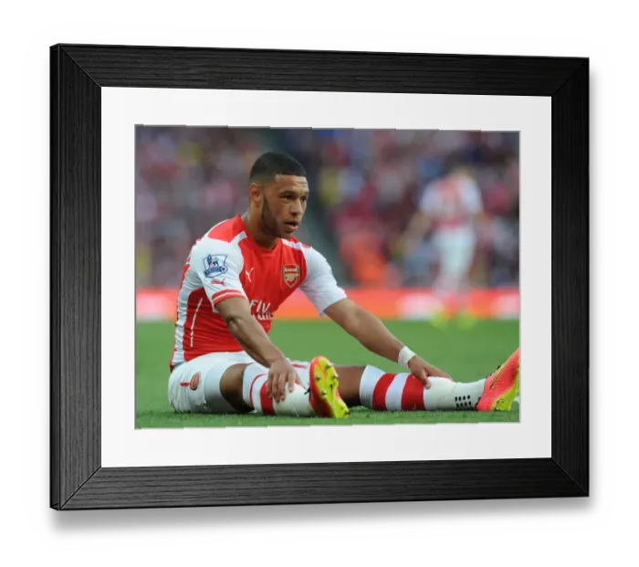 Framed Print : Alex Oxlade-Chamberlain in Action: Arsenal vs Crystal Palace, Premier League 2014 / 15