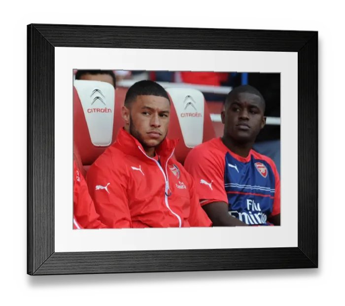 Framed Print : Alex Oxlade-Chamberlain and Joel Campbell (Arsenal). Arsenal 2: 1 Crystal Palace Framed Print : Alex Oxlade-Chamberlain and Joel Campbell (Arsenal). Arsenal 2: 1 Crystal Palace