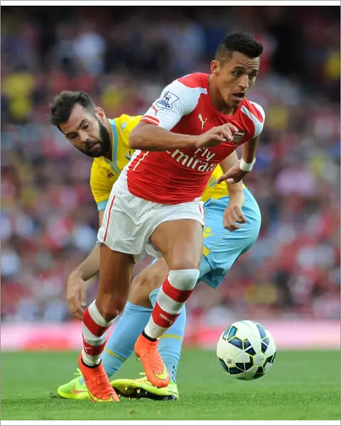 Arsenal's Alexis Sanchez vs. Crystal Palace's Joe Ledley: A Premier League Battle