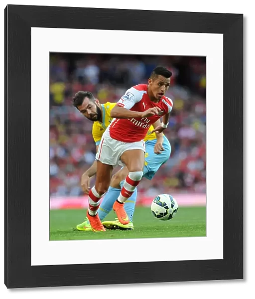 Arsenal's Alexis Sanchez vs. Crystal Palace's Joe Ledley: A Premier League Battle