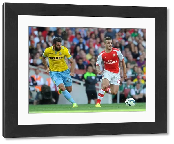 Jack Wilshere's Magic: Outsmarting Joe Ledley in Arsenal's Premier League Win (August 2014)