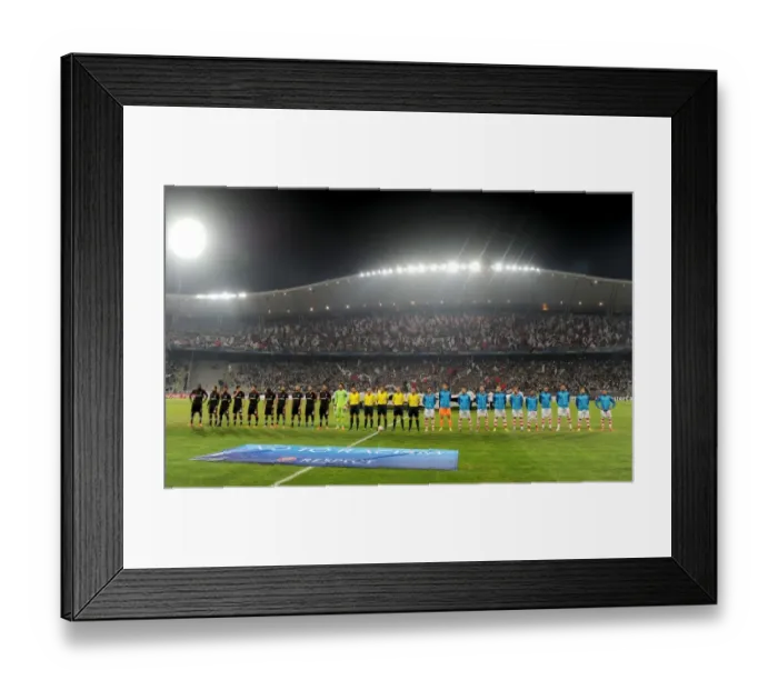 Framed Print : Arsenal vs. Besiktas - UEFA Champions League Qualifier, Istanbul 2014