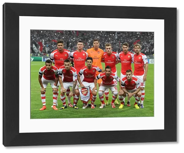 Arsenal team. Besiktas 0: 0 Arsenal. UEFA Champions League Qualifier 1st Leg. Ataturk