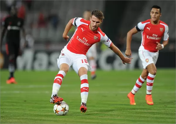 Aaron Ramsey (Arsenal). Besiktas 0: 0 Arsenal. UEFA Champions League Qualifier 1st Leg