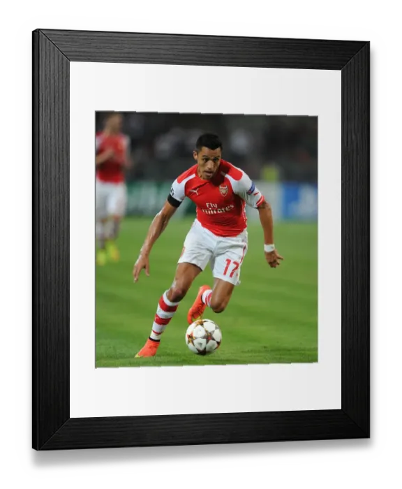 Framed Print : Alexis Sanchez: Arsenal's Champion Warrior against Besiktas, Istanbul 2014 Framed Print : Alexis Sanchez: Arsenal's Champion Warrior against Besiktas, Istanbul 2014