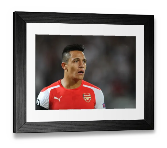 Framed Print : Alexis Sanchez: Arsenal's Champion in UEFA Champions League Clash against Besiktas, Istanbul 2014 Framed Print : Alexis Sanchez: Arsenal's Champion in UEFA Champions League Clash against Besiktas, Istanbul 2014