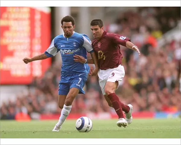Jose Reyes (Arsenal) Jermaine Pennant (Birmingham). Arsenal 1: 0 Birmingham City