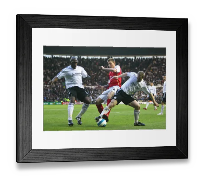 Framed Print : Nicklas Bendtner (Arsenal) Darren Moore and Andy Todd (Derby) Framed Print : Nicklas Bendtner (Arsenal) Darren Moore and Andy Todd (Derby)