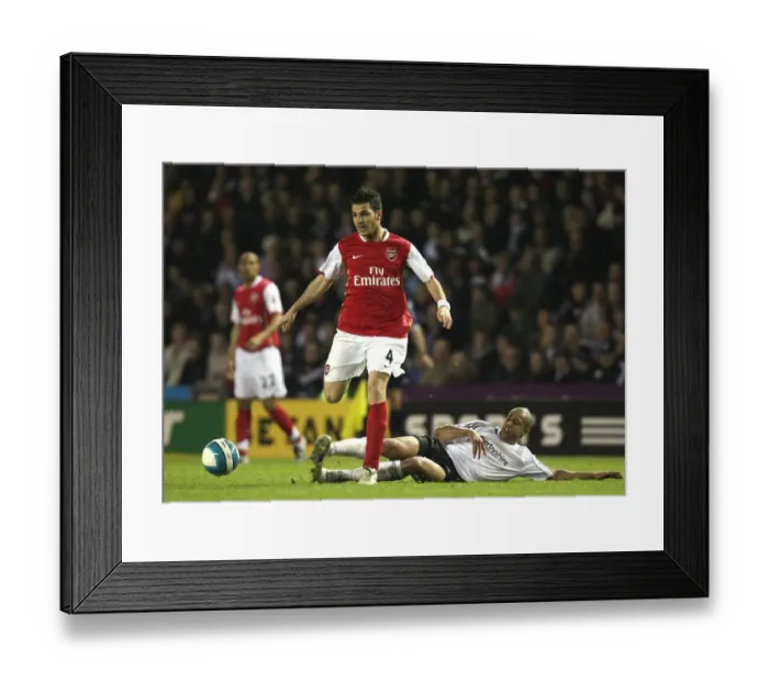 Framed Print : Cesc Fabrgas (Arsenal) Tyrone Mears (Derby) Framed Print : Cesc Fabrgas (Arsenal) Tyrone Mears (Derby)